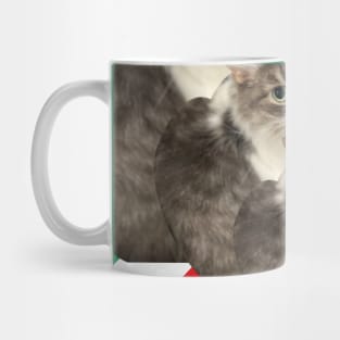 Happy Holidays Cat Mug